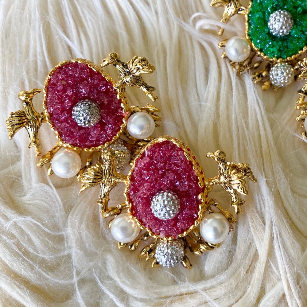 New earrings Pakistani Indian jewelry eid